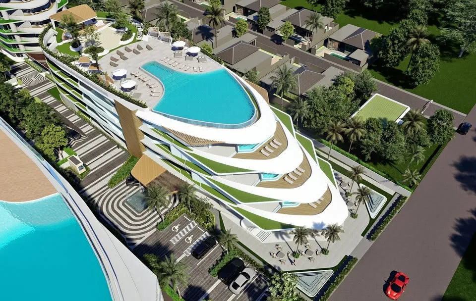 Apartamento de lujo 2 hab. 2 baños cerca de playa Bang Tao