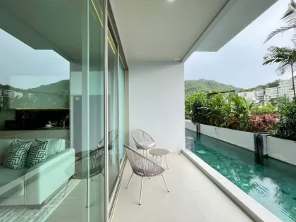 Condo mit Poolzugang nahe Karon Beach, 1 Schlafzimmer, 56,74 m²