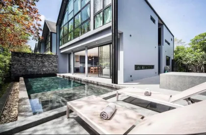 Modern Loft Villa Near Bangtao Beach with Pool