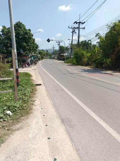 Terreno en venta en zona comercial principal de Baan Don, Cherng Talay