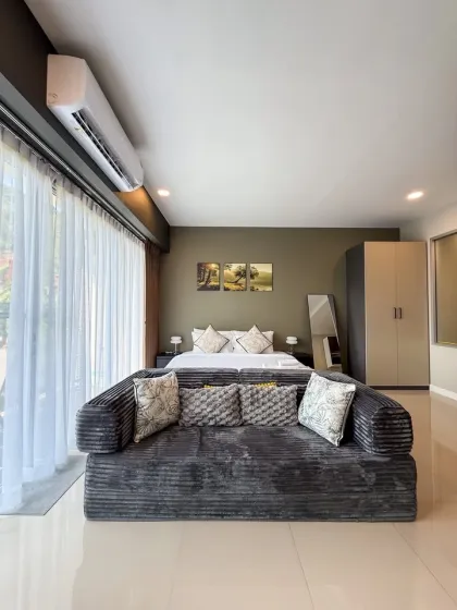 Condo con vistas a la montaña cerca de la Playa Karon, 1 dormitorio, 44 m²