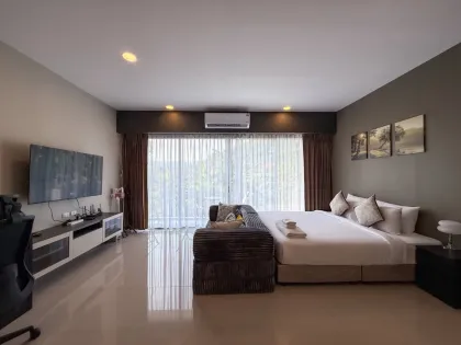 Condo con vistas a la montaña cerca de la Playa Karon, 1 dormitorio, 44 m²