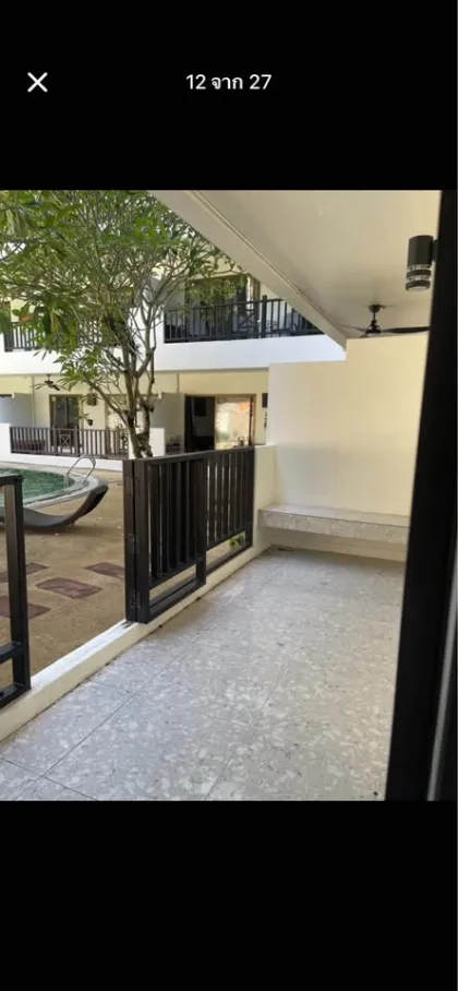 Квартира с 1 спальней у бассейна в Surin Gate Condominium, Банг Тао