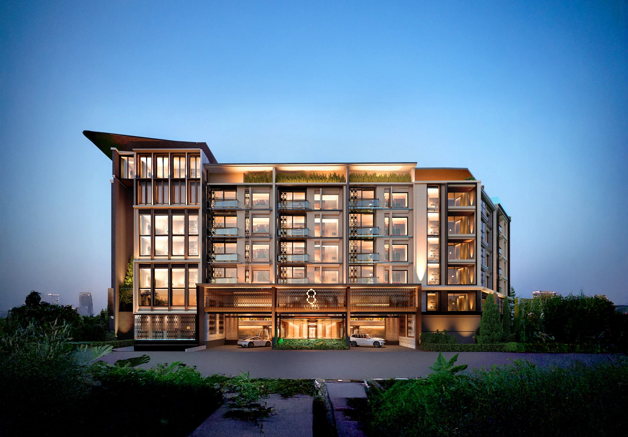 8 Atelier Residence · developer rendering