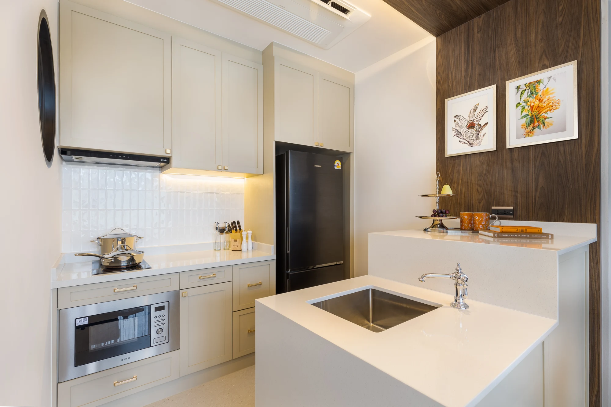 One-bedroom show-unit photograph · finish reference; this type is sold out