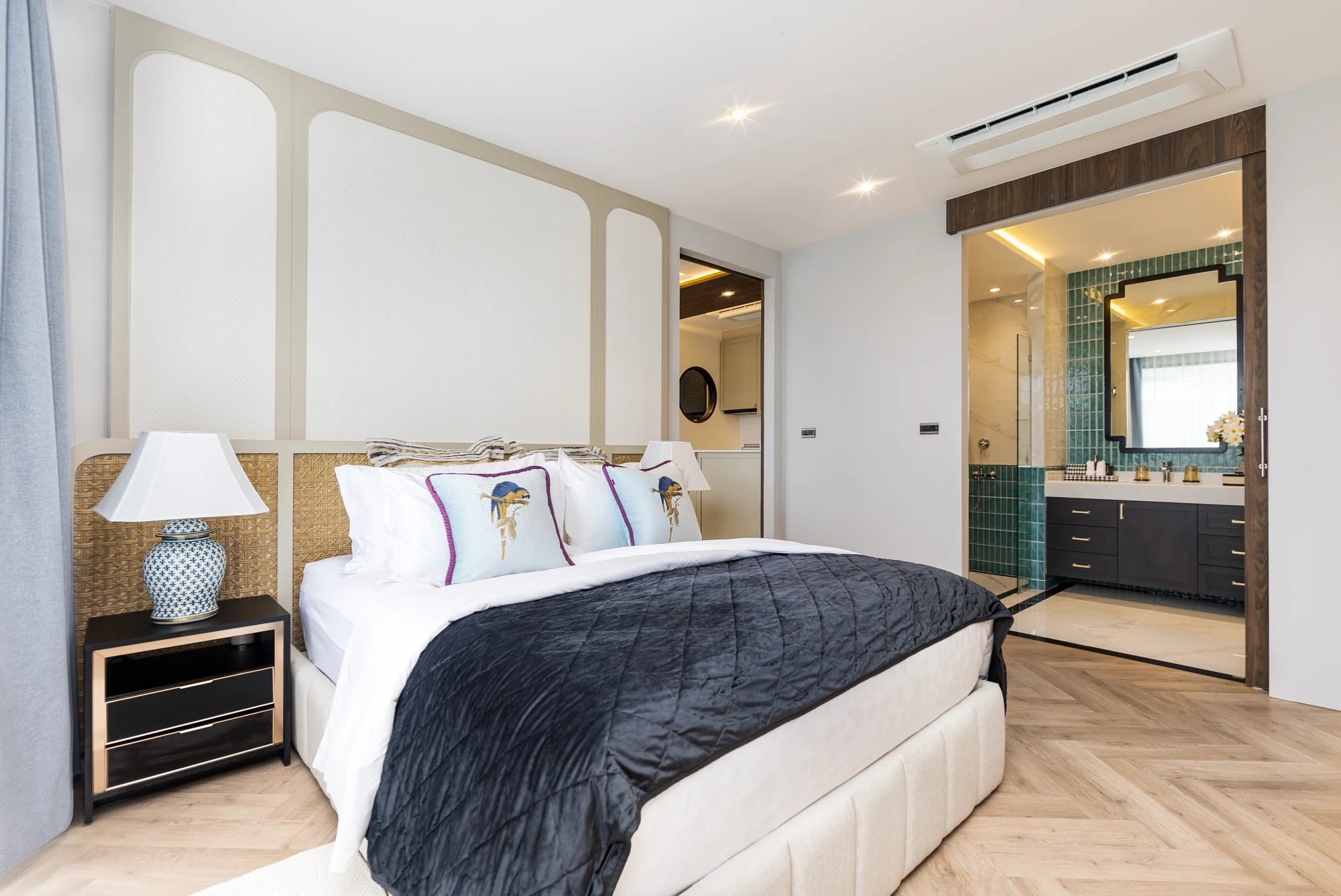One-bedroom show-unit photograph · finish reference; this type is sold out