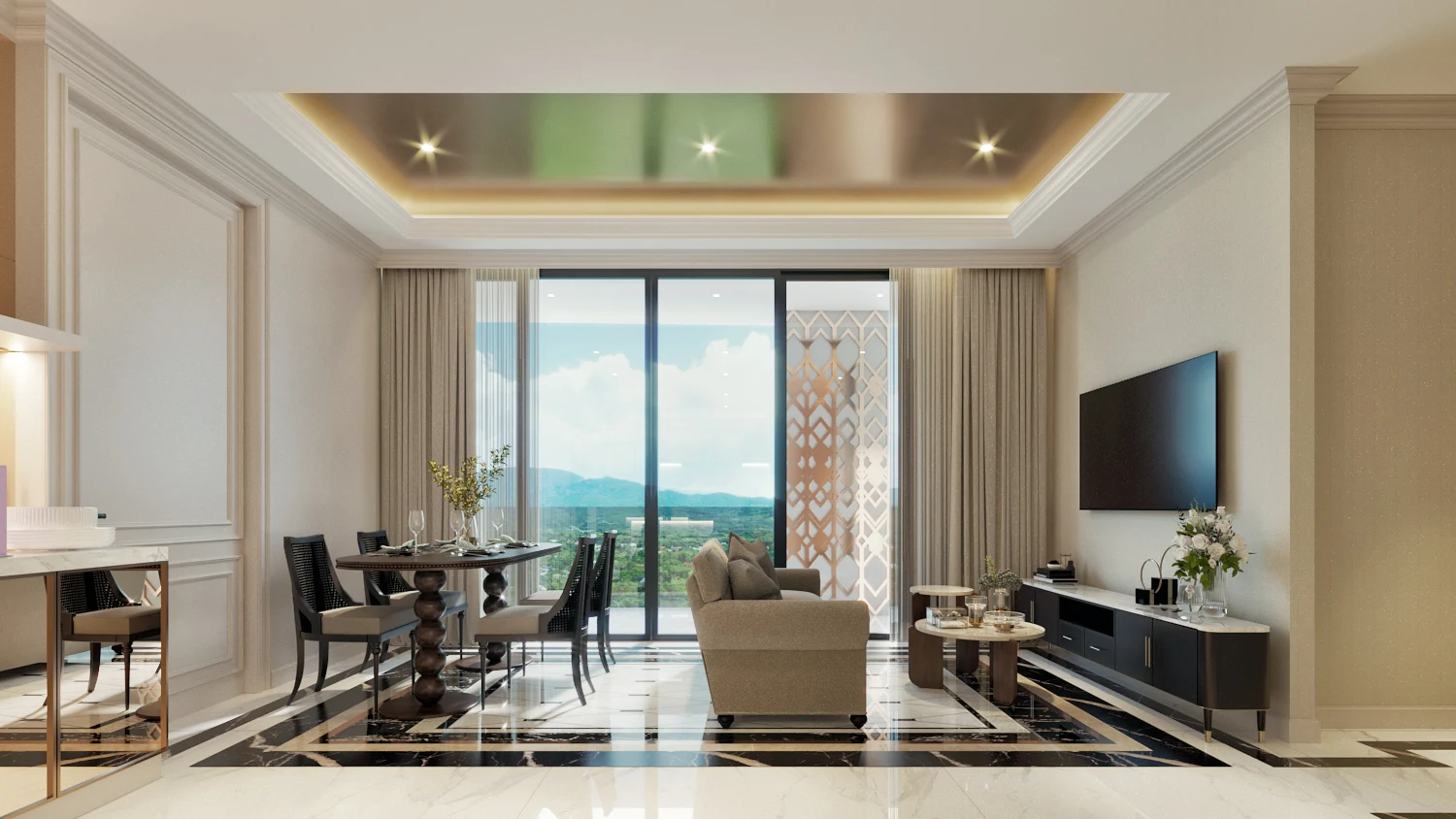 Three bedrooms · 3NW