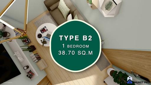 Serene Condo - One bedroom apartment Type B2 - Layan - Phuket