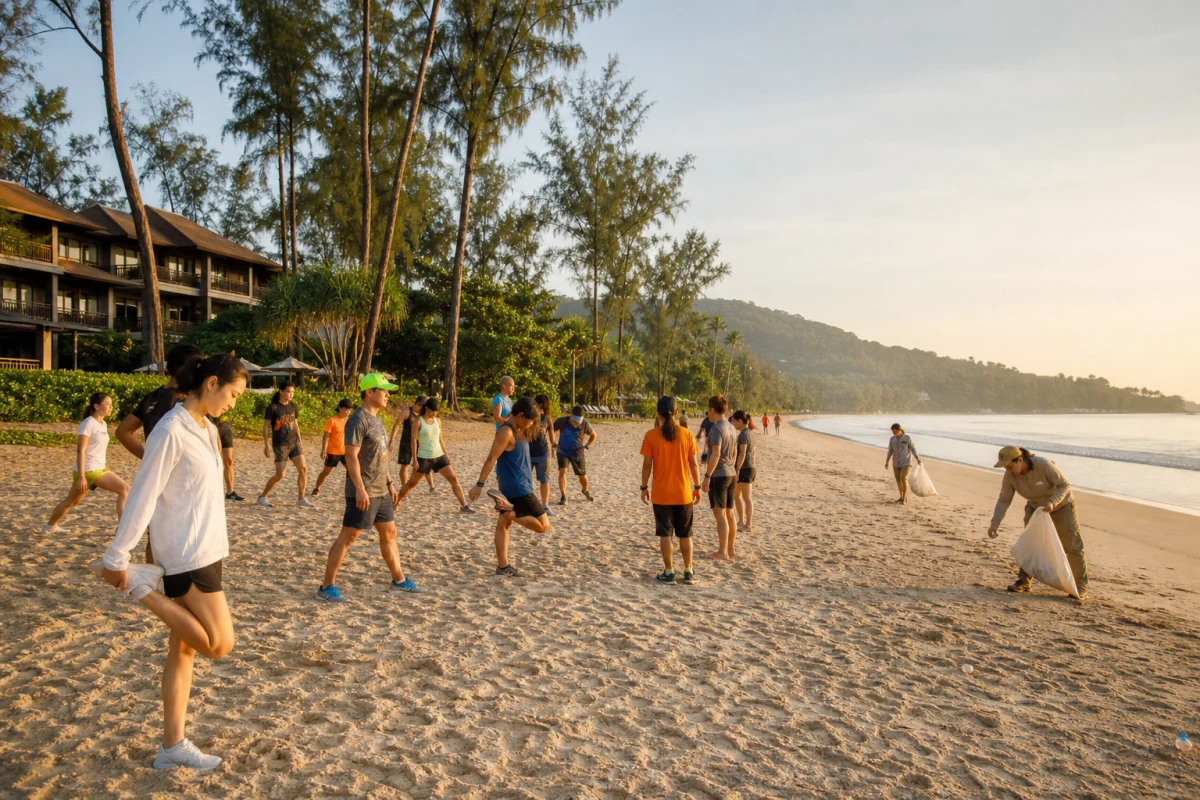 Bang Tao verbindet den Run for the Reef mit einer Strandreinigung
