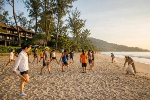 Bang Tao verbindet den Run for the Reef mit einer Strandreinigung