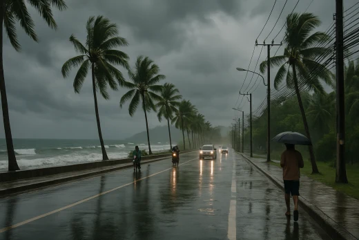 Phuket wird nass: Regen, Gewitter und mehr Welle bis zum 25. Oktober