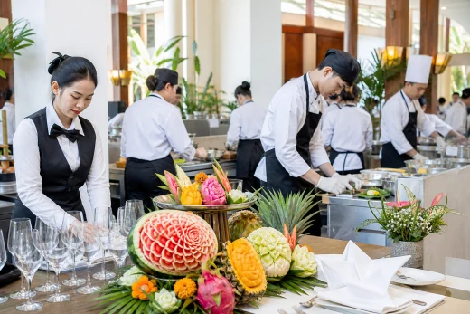 Phuket hotel staff put their service skills on display in a weekend exhibition