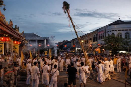 Phuket’s Vegetarian Festival opens this weekend with the ritual pole raised on Friday night