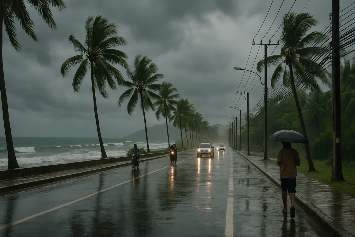 Phuket enters a wet stretch: rain, thunderstorms and rougher seas through Oct. 25