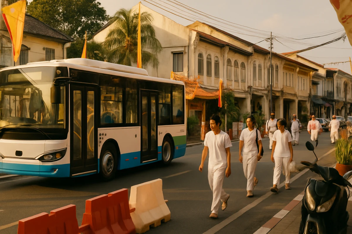 ภูเก็ตดันรถบัส EV เข้าระบบเทศกาลถึง 18 ต.ค.
