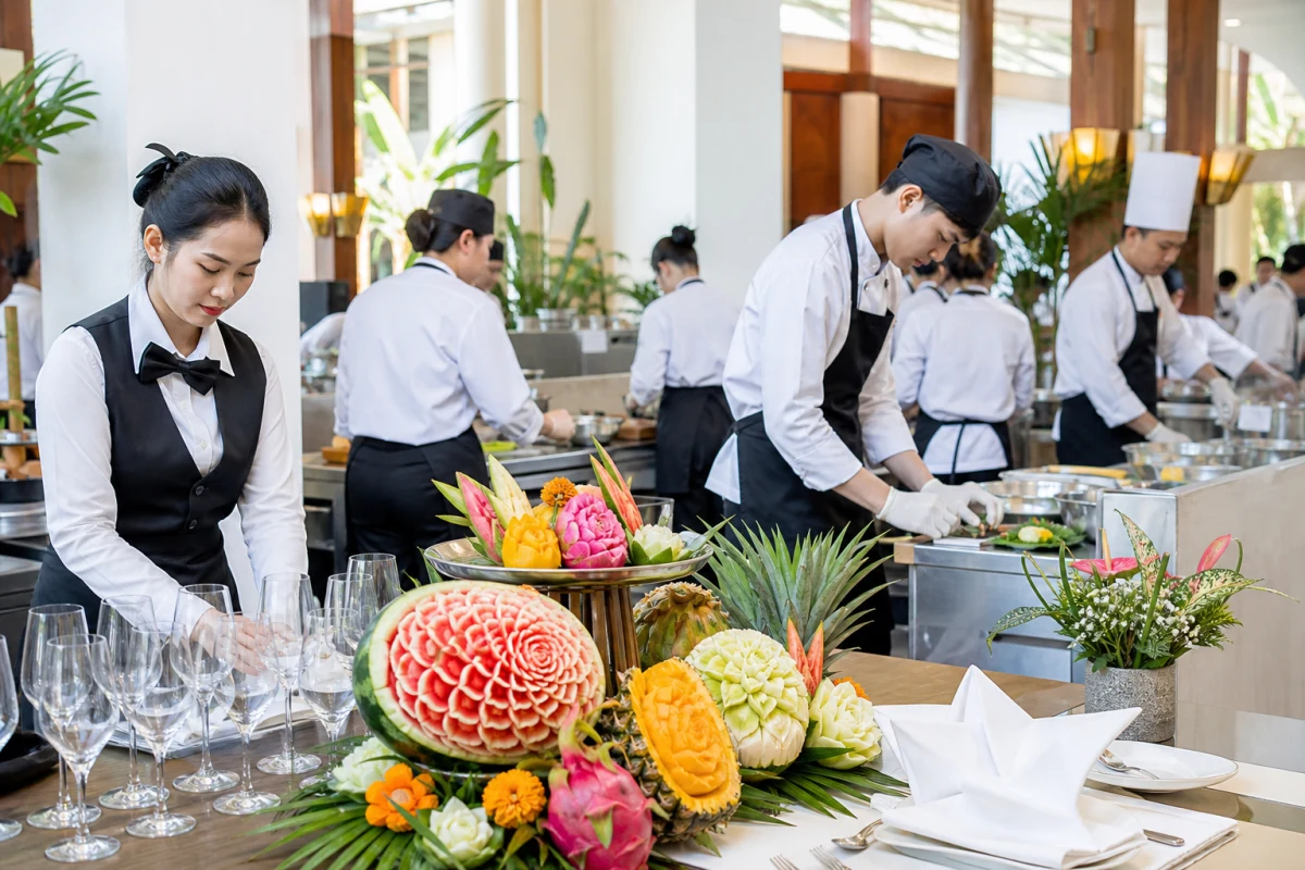 Hotelangestellte in Phuket zeigten am Wochenende ihr Können